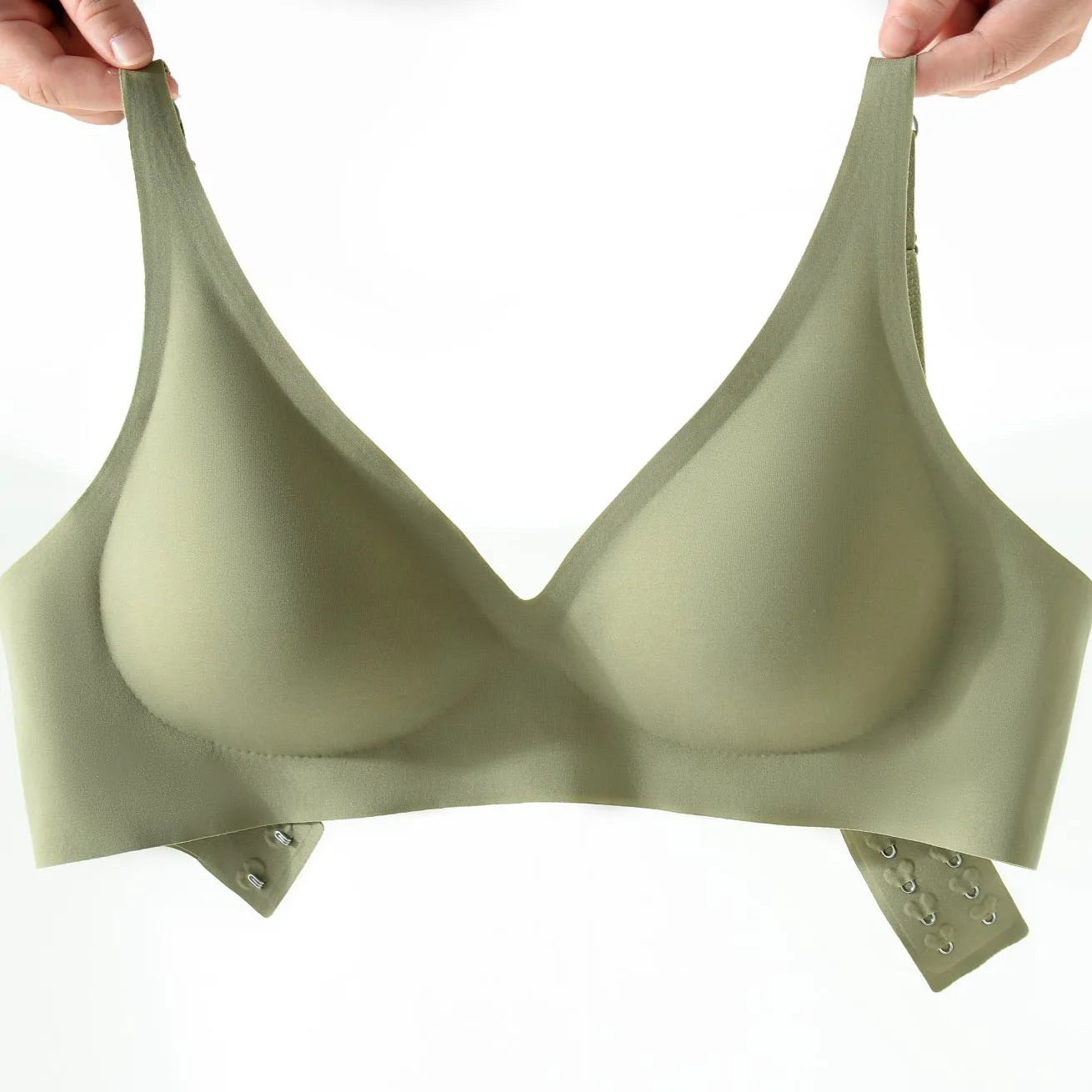 Jelly Seamless Underwear Small Breasts Gathered without Rims One-Piece Sports Sleep Beautiful Back Bra Thin in Summer Bras